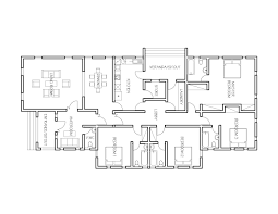 4 Bedroom Bungalow Floor Plan Sample