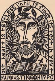 Saint Augustine Of Hippo Original Art