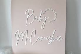 Arch Acrylic Sign For Baby Shower Baby