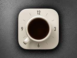 Coffee Alarm Clock Ios Icon By Vlad On