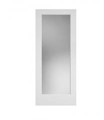 Sleek Modern Frosted Glass Panel Door