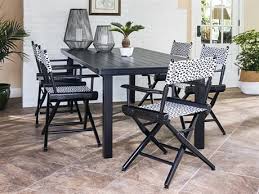 Director Chairs Wood Dining Set