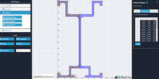 moment of inertia calculator skyciv