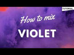 How To Make Violet Colour Top 2 Ways