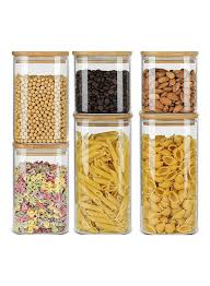 1chase Square Glass Food Storage Jar