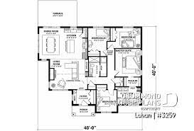 Luxury One Story House Plans And Villas