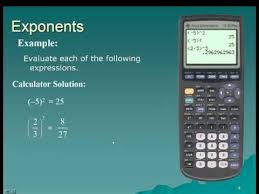 Rational Exponents Using The Ti 83