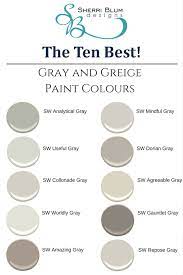 Ten Best Gray Paint Colors Sherri Blum