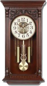 Silent Vintage Pendulum Clock With