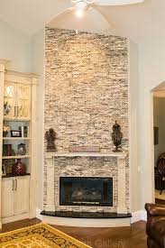 Stone Fireplace And Built In Remodel