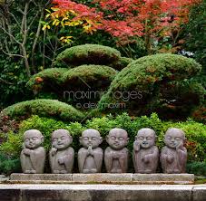 Cute Little Monks Buddha Stone Statues