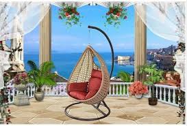 Omcco Single Seater Swing Chair With