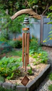 Large Driftwood Wind Chime Copper