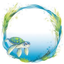 Frame Of Baby Sea Turtle Design A Sweet