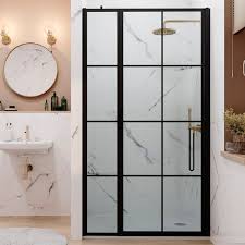 Frame Lite Shower Door With Inline