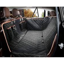 Black Car Back Seat Protector Cover