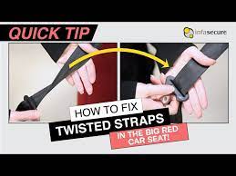 How To Fix Twisted Car Seat Straps