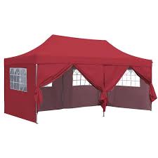 Red Patio Canopy Tent Outdoor