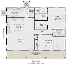 1000 Sq Ft House Plans 2 Bed On