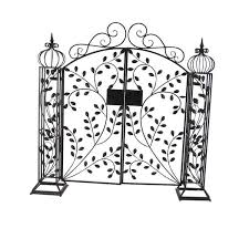 Indoor Outdoor Scrollwork Arched Gate