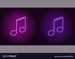 Purple And Violet Al Note Vector Image