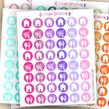 Home Icons Planner Stickers Dicope