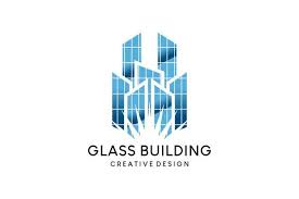 Glass Building Icon Logo Design