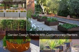Garden Design Trends With Contemporary