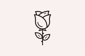 Rose Outline Icon Graphic By Sargatal