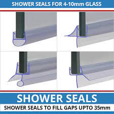 Bath Shower Screen Rubber Plastic Seal