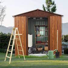 Metal Shed Galvanized Steel Garden Shed