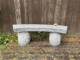 Japanese Curved Stone Bench Build A
