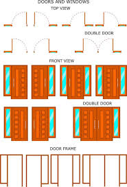 Door Frame With Color Doors Icon