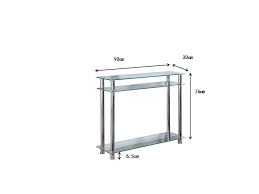 Console Table Hall Table Tempered Glass
