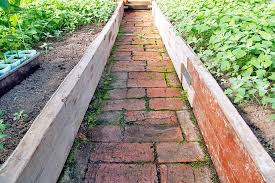 Landscaping With Recycled Red Bricks