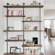 Iron Grain Shelving Modular Wall