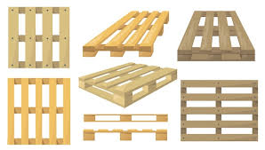 Free Vector Wooden Pallets Set