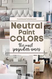 The Most Popular Neutral Paint Colors