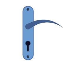 Handle Door Vector Icon Lock Entrance