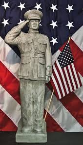 U S Marines Garden Statue William