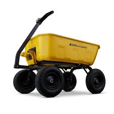 Gorilla Carts 8 Cu Ft Steel Dump