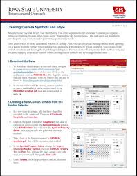 Creating Custom Symbols And Style