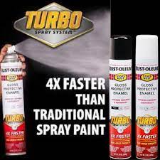 Rust Oleum Turbo Gloss White Spray