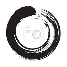 Enso Zen Circle Brush Vector