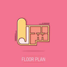 Floor Plan Stairs Vector Art Icons