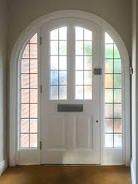 Grey 4 Panel Arched Door And Frame