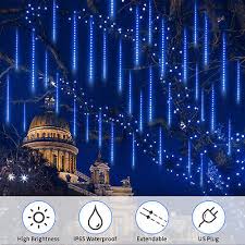 288 Led Solar Meteor Shower String