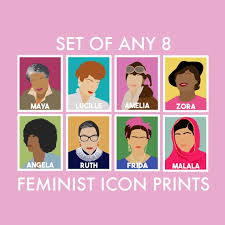 Set Of Any 8 Feminist Icon Printsthe