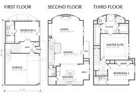 Downsizing House Plans 3 Story Town