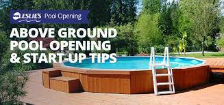 Above Ground Pool Opening Start Up Tips